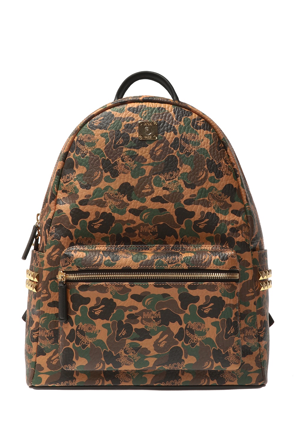 MCM X BAPE Backpack with logo | Men's Bags | Vitkac